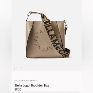 Stella McCartney Logo Shoulder Bag (brand new)